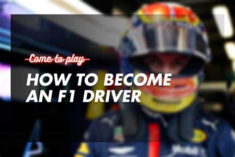 How to become an f1 driver. Things To Know About How to become an f1 driver. 